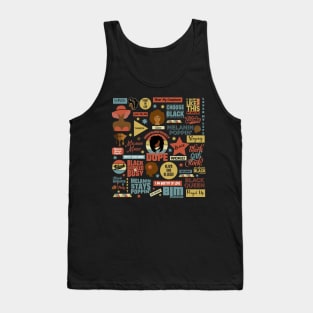 Unapologetically Dope Black Girl Magic Quotes Tank Top